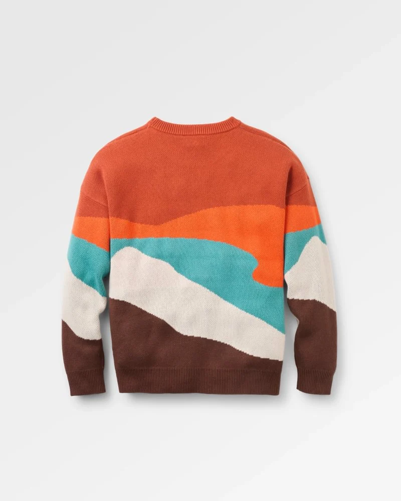PASSENGER Scenic Recycled Knitted Jumper scenic chestnut