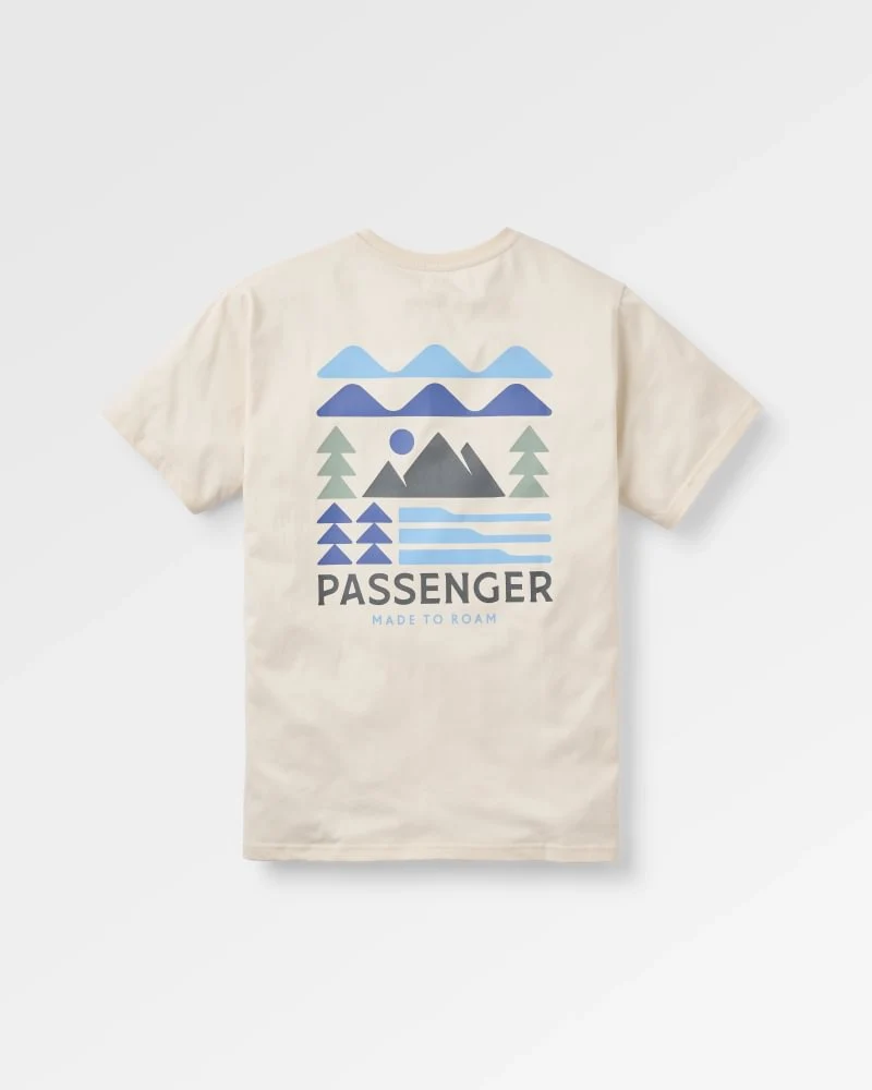 PASSENGER Cutout Organic Cotton T-Shirt birch
