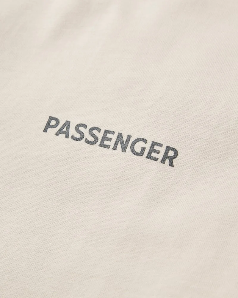PASSENGER Cutout Organic Cotton T-Shirt birch
