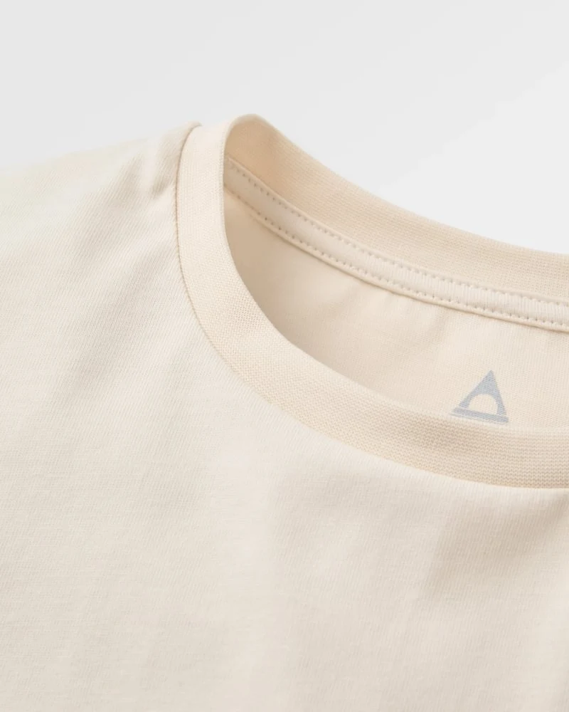 PASSENGER Cutout Organic Cotton T-Shirt birch