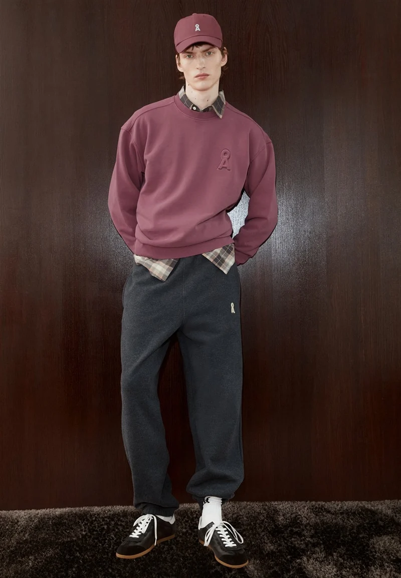 ARMEDANGELS Iconic Å Gmt Dye Sweatshirt velvet ember washed