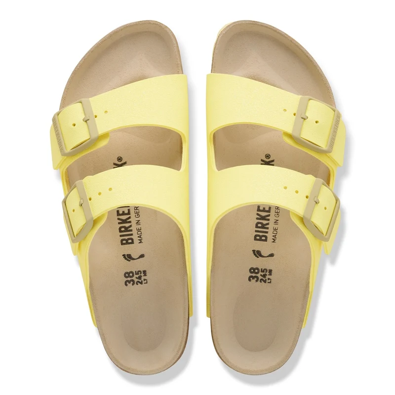 BIRKENSTOCK Arizona Birkibuc Unisex (schmal) popcorn