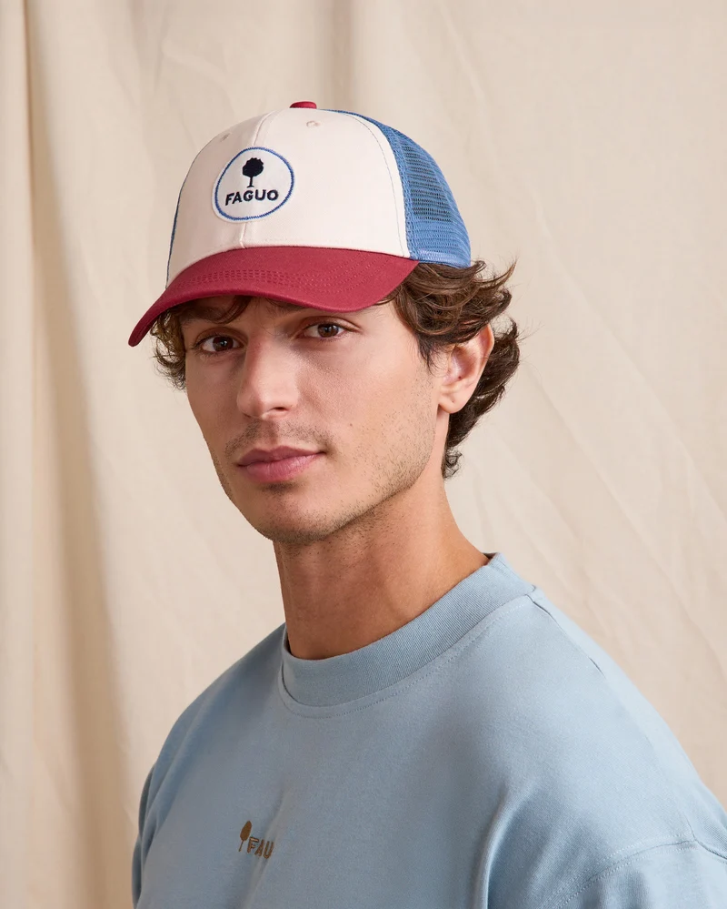 FAGUO Trucker Cap Woven red