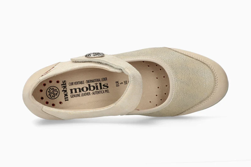 Ballerines BATHILDA beige clair