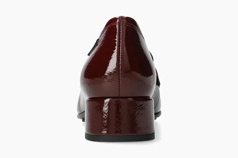 Mocassins JOSEPHINE rouge foncé