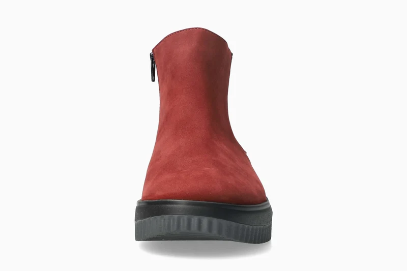 Bottines BIONDA rouge foncé
