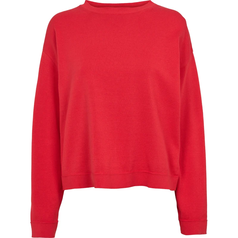 BASIC APPAREL Kari O-Neck flame scarlet