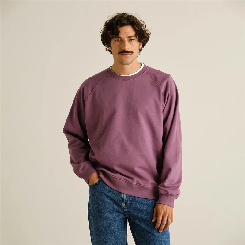DEDICATED Sweatshirt Malmoe Base Berry Purple