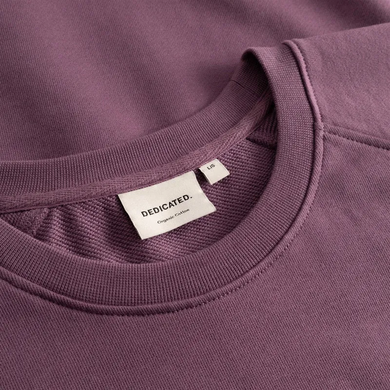 DEDICATED Sweatshirt Malmoe Base Berry Purple