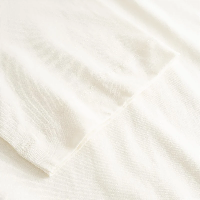 DEDICATED T-Shirt Vadstena Autumn Harvest Emb Off-White