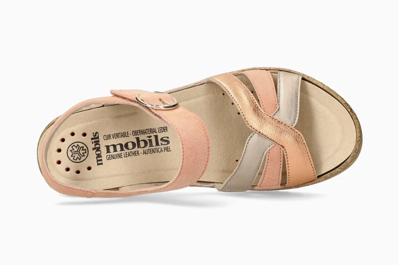 Sandales NANCIA gris clair