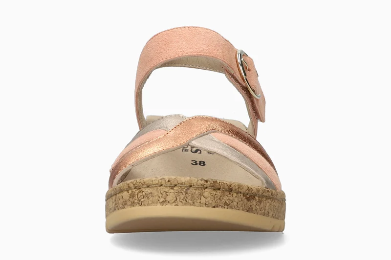 Sandales NANCIA gris clair