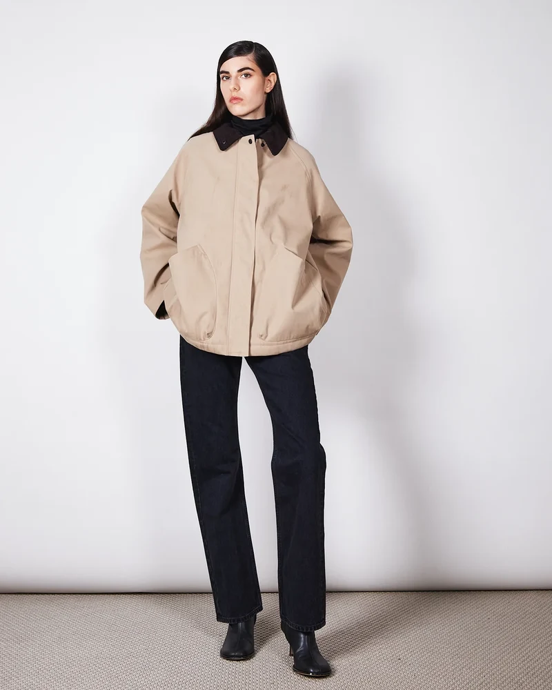 BRIXTOL TEXTILES Davonna Padded khaki