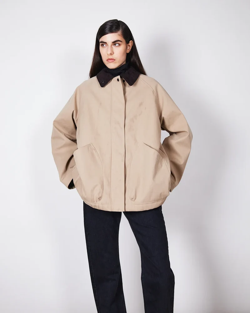 BRIXTOL TEXTILES Davonna Padded khaki