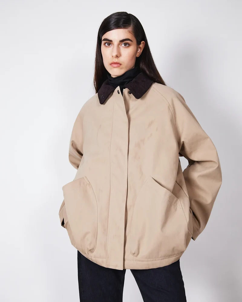 BRIXTOL TEXTILES Davonna Padded khaki