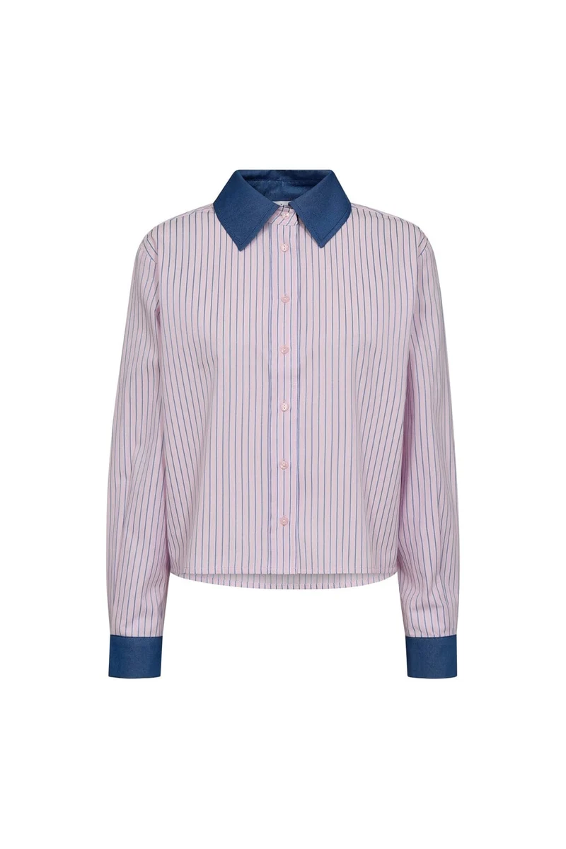 Co´Couture - Karinacc Stripe Mix Shirt 45006 - 43 - Candyfloss