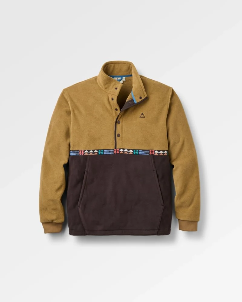 PASSENGER Woodlander Recycled Polar Fleece caramel/espresso