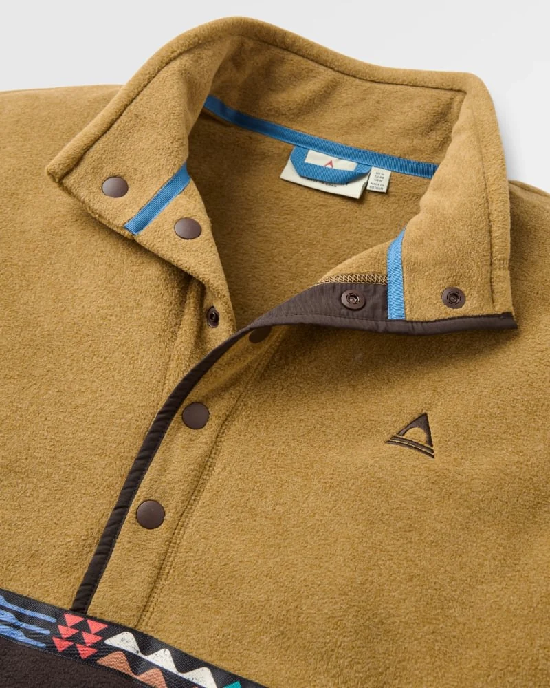 PASSENGER Woodlander Recycled Polar Fleece caramel/espresso