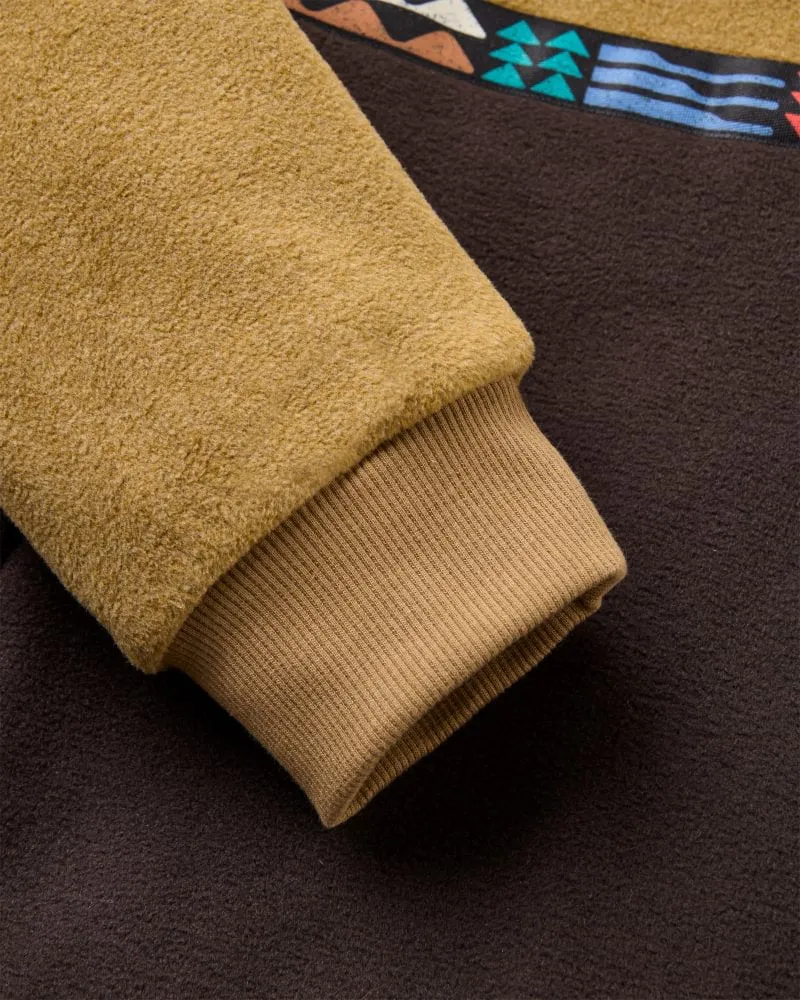 PASSENGER Woodlander Recycled Polar Fleece caramel/espresso
