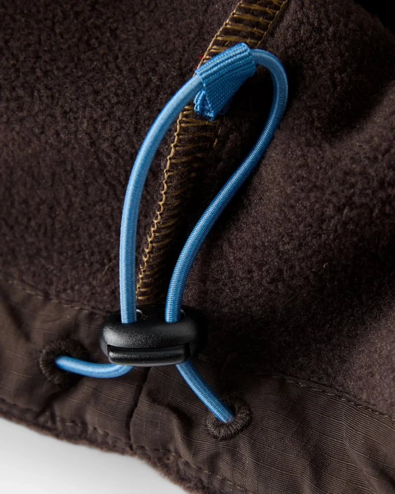 PASSENGER Woodlander Recycled Polar Fleece caramel/espresso