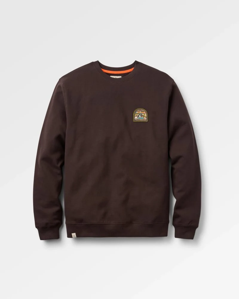 PASSENGER Lost Patch Sweatshirt espresso
