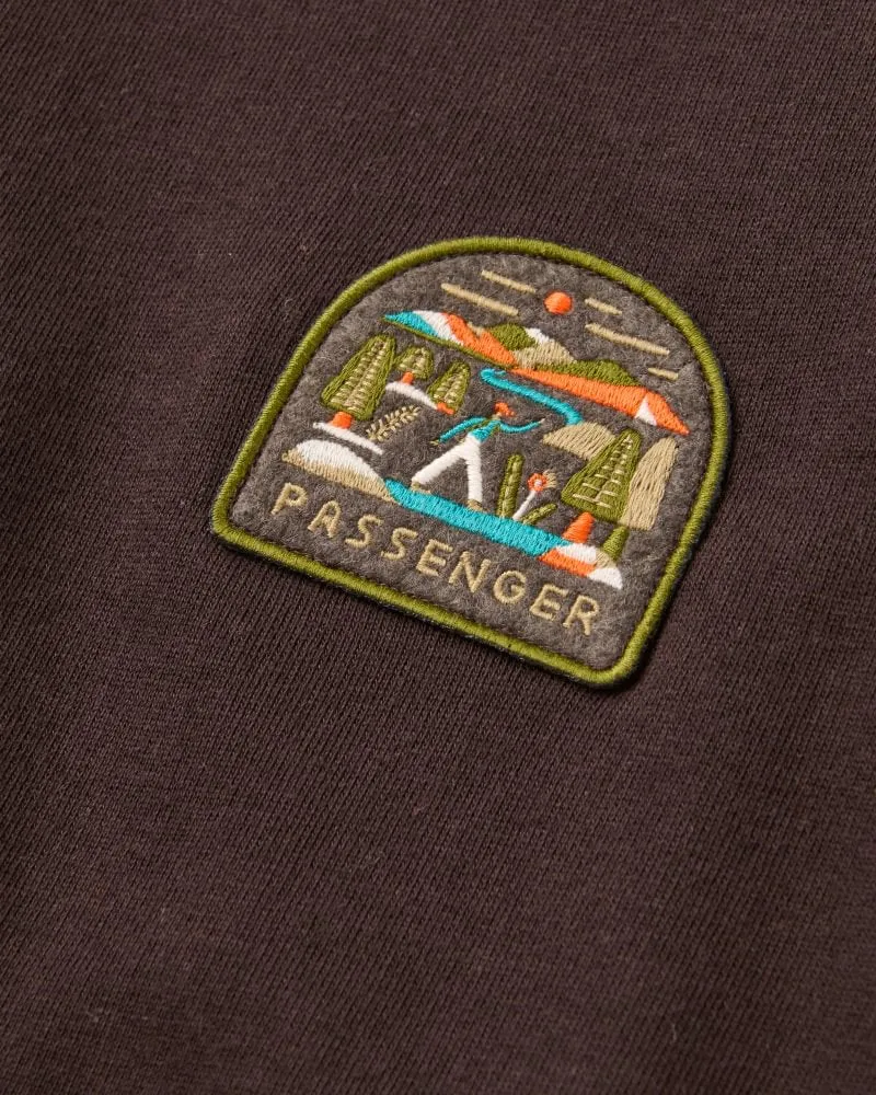 PASSENGER Lost Patch Sweatshirt espresso