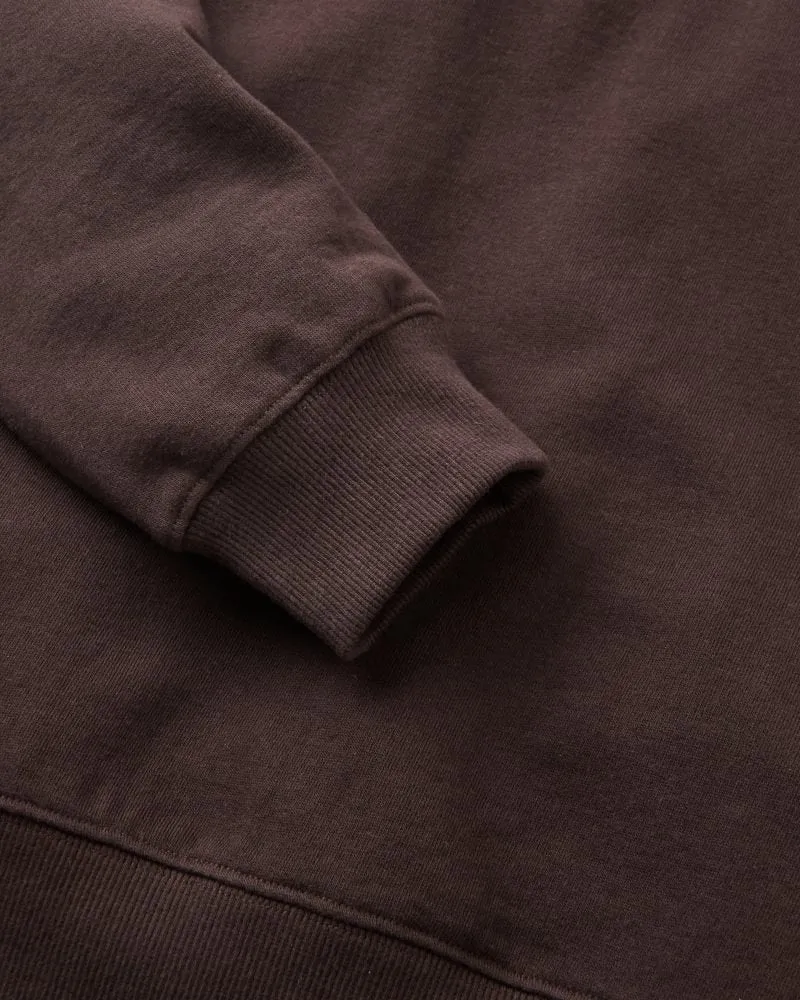 PASSENGER Lost Patch Sweatshirt espresso