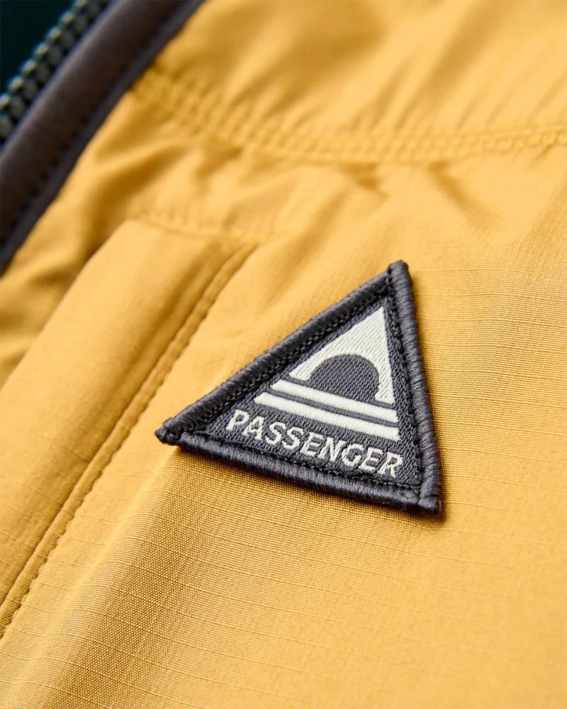 PASSENGER Offgrid Recycled Full Zip Sherpa Fleece deep ocean