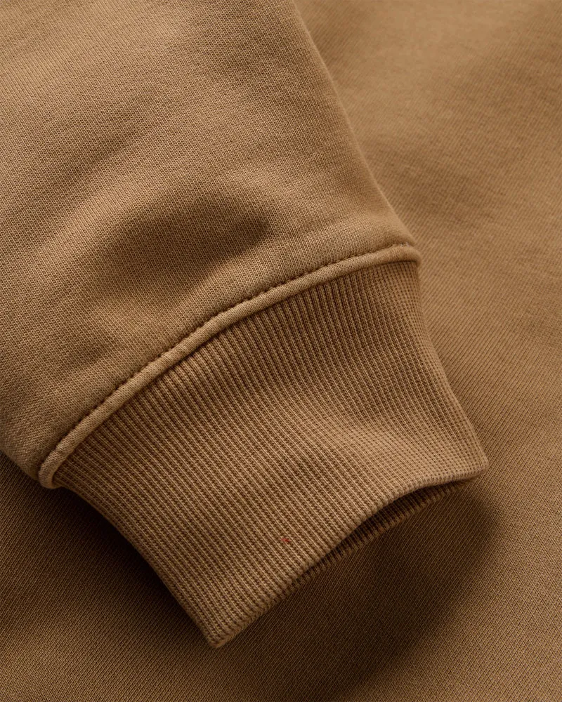 PASSENGER Vita Organic Cotton Relaxed Fit Sweatshirt caramel