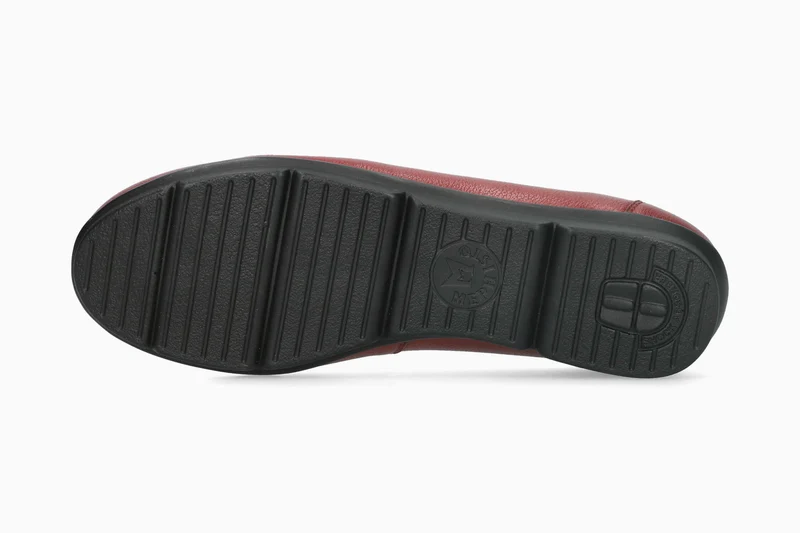 Mocassins DIVA rouge foncé