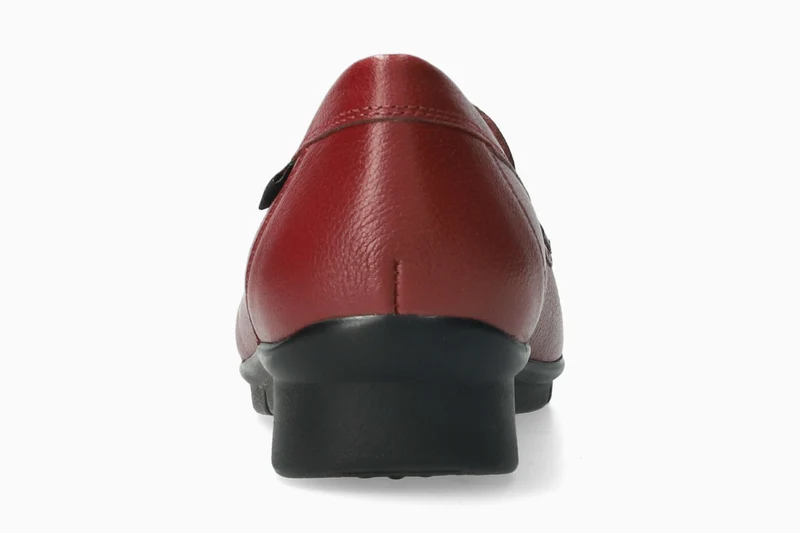Mocassins DIVA rouge foncé