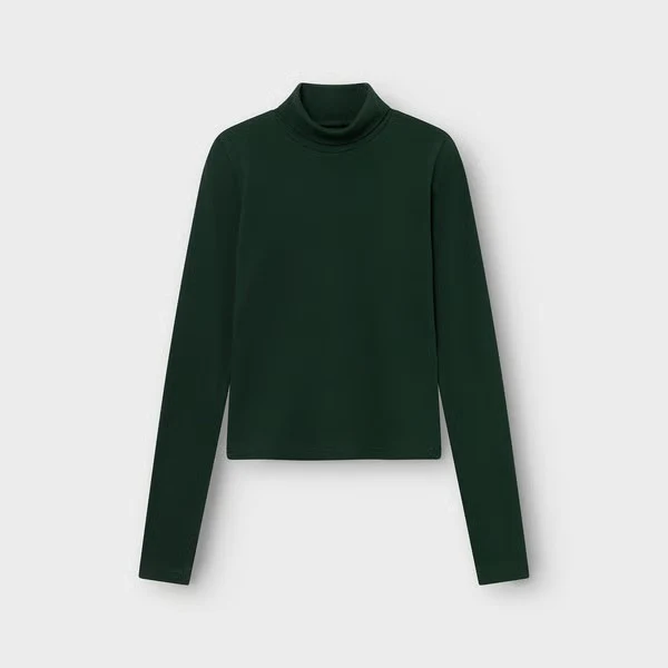 DEDICATED Rib Top Malma Dark Green
