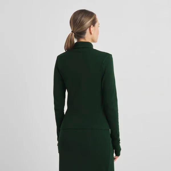 DEDICATED Rib Top Malma Dark Green