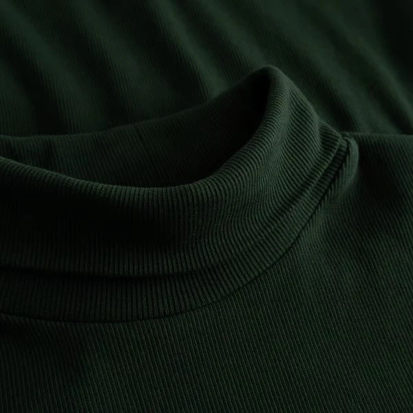 DEDICATED Rib Top Malma Dark Green