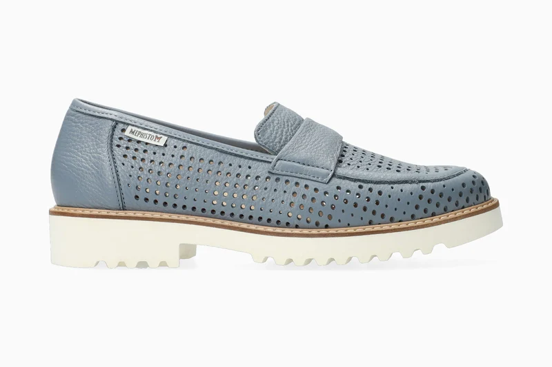 Mocassins STESSY PERF bleu foncé
