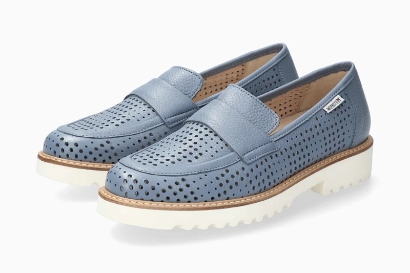 Mocassins STESSY PERF bleu foncé