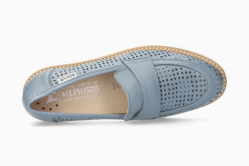 Mocassins STESSY PERF bleu foncé