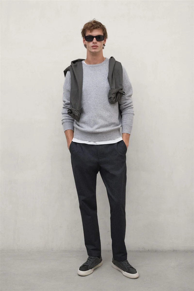 ECOALF Bafi dark grey melange