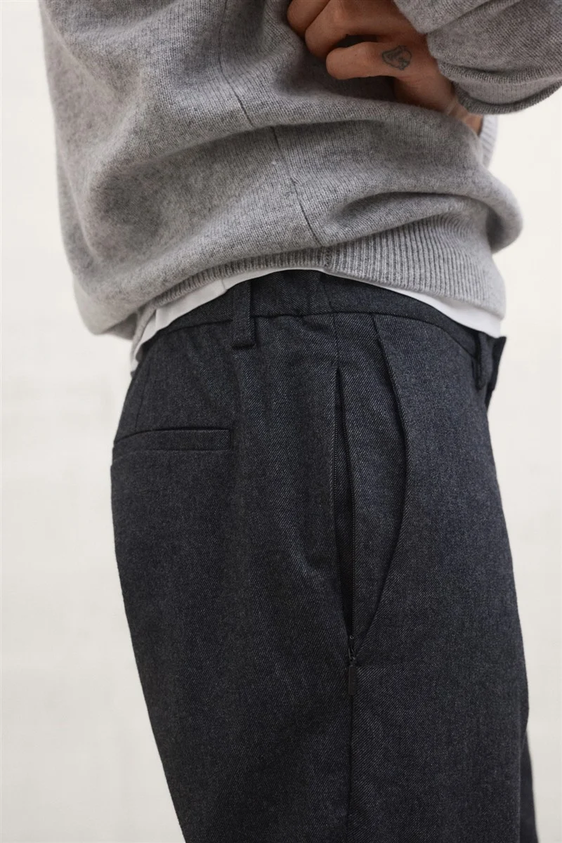 ECOALF Bafi dark grey melange