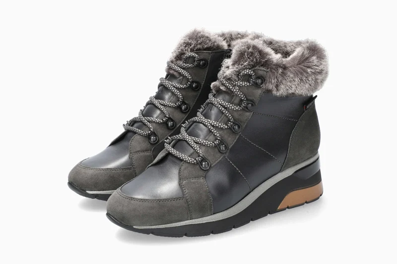 Bottines EVODIA gris foncé