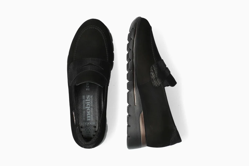Mocassins ELYNA noirs