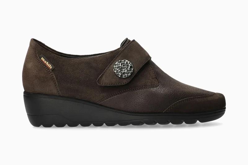 Mocassins BRANDA marron foncé