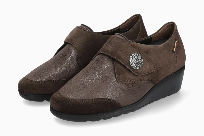 Mocassins BRANDA marron foncé