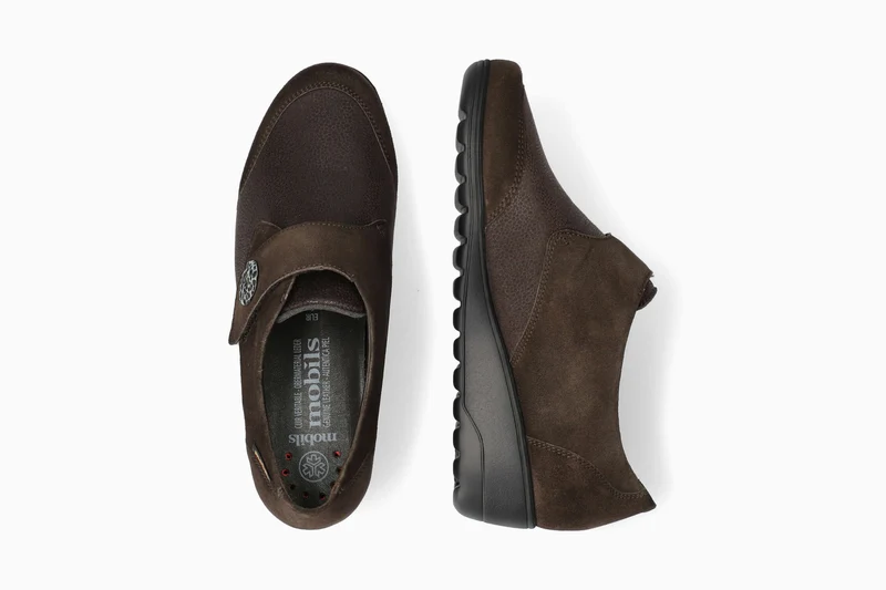 Mocassins BRANDA marron foncé