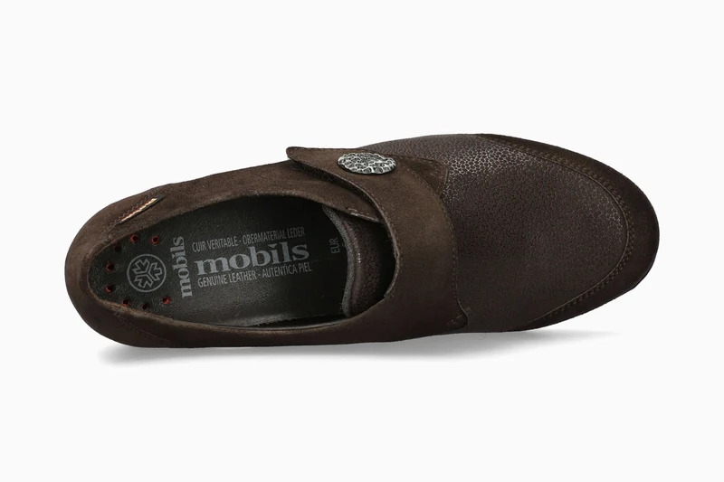 Mocassins BRANDA marron foncé