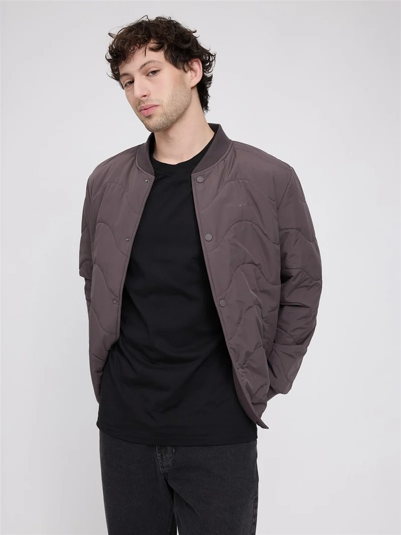 MAZINE Liner Jacket eggplant