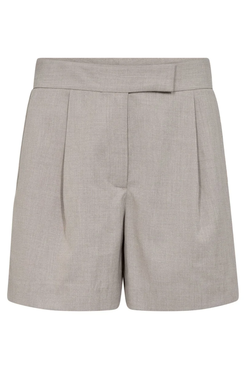 Co´Couture - Vidacc Crop Pleat Shorts 31542 - 118 - Cashew