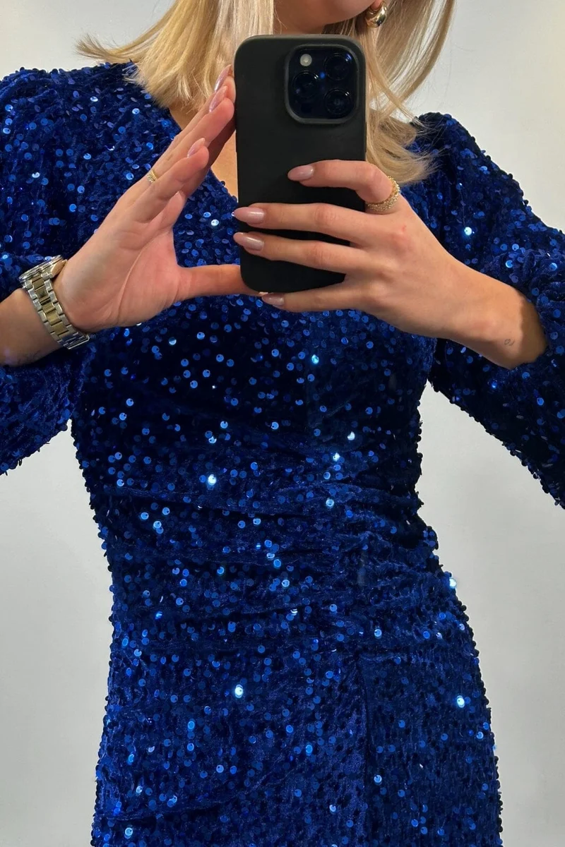 Noella - Teagan Lg. Dress - 535 Royal Blue