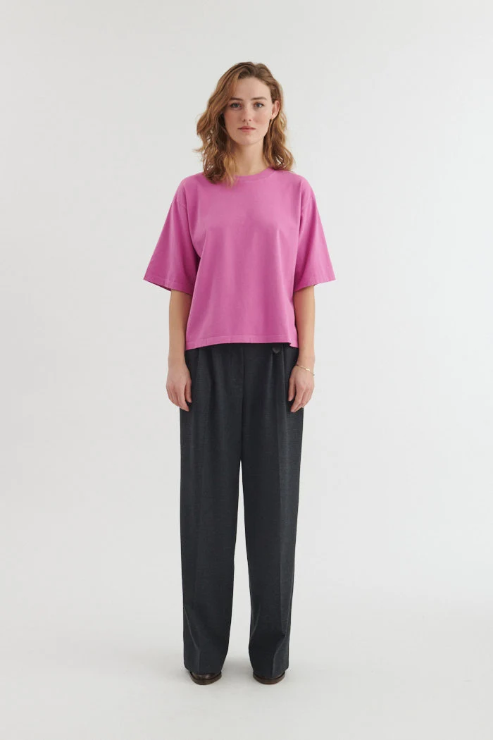 BASIC APPAREL Boni Ss T-Shirt purple orchid