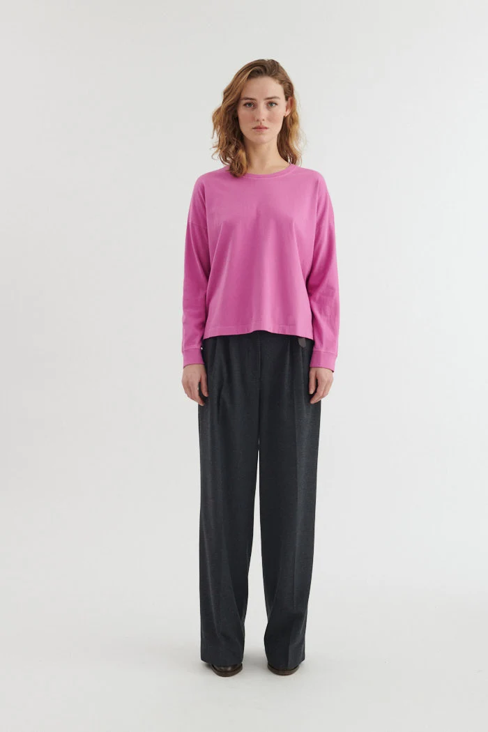 BASIC APPAREL Boni Ls T-Shirt purple orchid